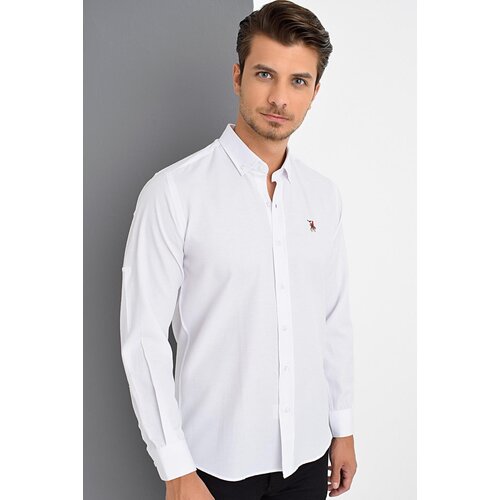 Dewberry G974 MEN&amp;#039;S SHIRT-WHITE Slike