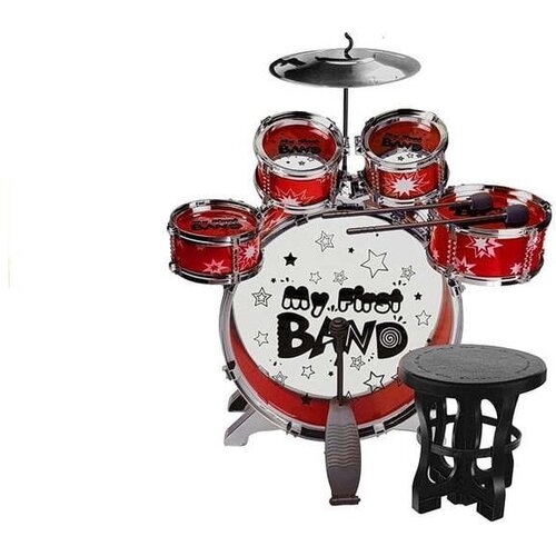 Kruzzel velik set bobnov, cinele in stolom 4834 Slike