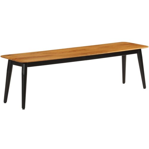 VidaXL Klupa 160 x 40 x 45 cm od masivnog drva manga i željeza Slike