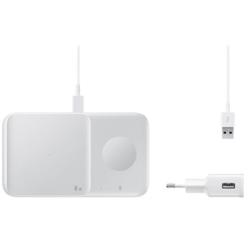 Samsung Original brezžična polnilna postaja 9w, brezžični polnilec ep-p4300twe duo pad bel Cene