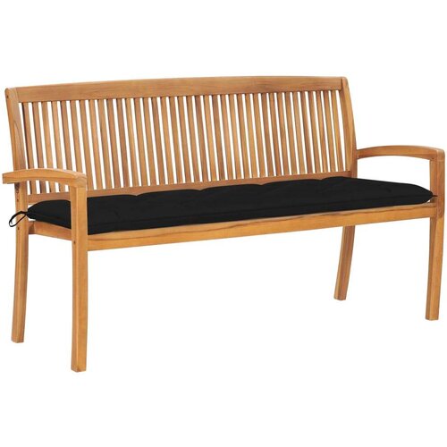  Klop z blazino 159 cm trdna tikovina Cene
