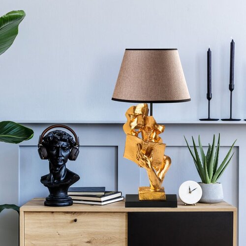 Opviq FIGURA-15293 goldlight brown table lamp Cene