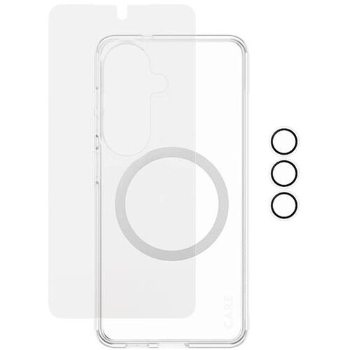 PanzerGlass CARE 3v1 za&scaron;čitni paket za Samsung Galaxy S26 (steklo + za&scaron;čita kamere + ovitek) Cene