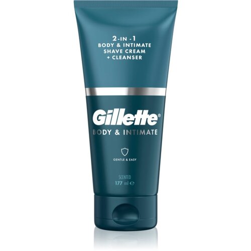 Gillette Body&amp;amp;Intimate 2in1 Shave Cream krema za brijanje za mu&amp;scaron;karce 150 ml Slike