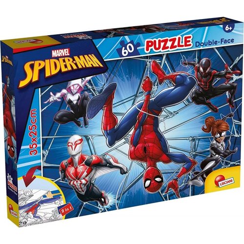 Lisciani Puzzle Marvel Spiderman 2u1 složi I oboji - 60 delova Cene