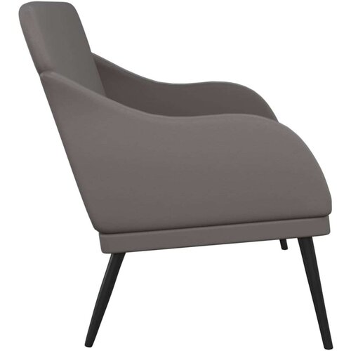 vidaXL Klupa siva 110 x 76 x 80 cm od umjetne kože Cene