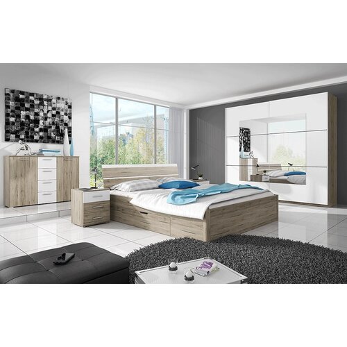 Helvetia Spavaa soba EMMA -mali set-krevet 180-ormar 220 Slike