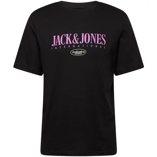 Jack & Jones Majica 'LUCCA' bež / roza / crna