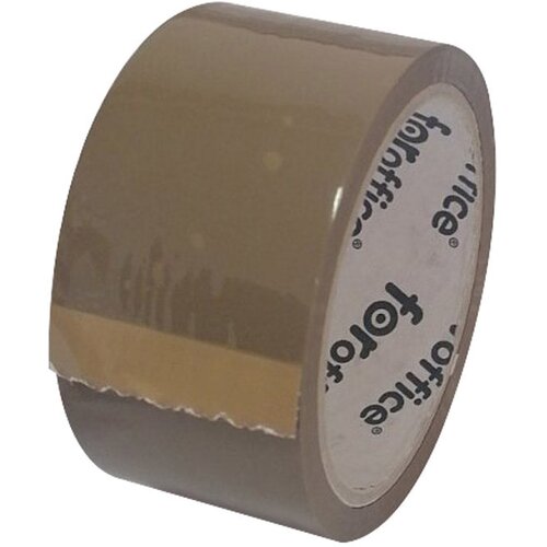 Traka ljepljiva 48mm/66m akrilna be&amp;scaron;umna 25my FORoffice smeđa Slike