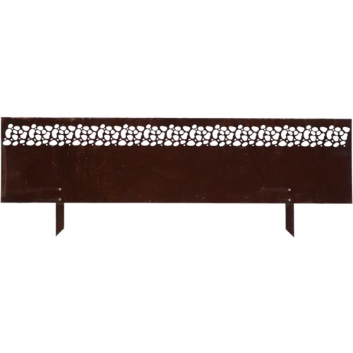 Esschert Design Robnik za trato z vzorcem pik - rja, visok - 1 k. Slike