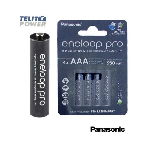 Panasonic Eneloop Pro BK-4HCDE AAA NiMH baterija 930mAh, 1.2V - blister 4 - cena po komadu ( 4497 ) Slike