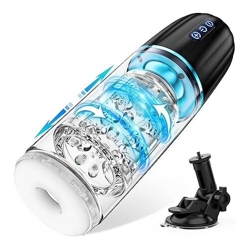 Paloqueth Automatic Telescopic & Rotating Masturbator with 7 Modes Cene