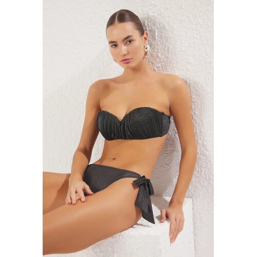 TRENDYOLMILLA Ženski kupaći kostim Tbess25Bt00097, Sivi Cene