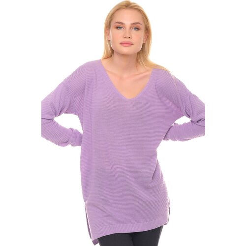 Dewberry Z6691 WOMEN'S SWEATER-LILA Cijene