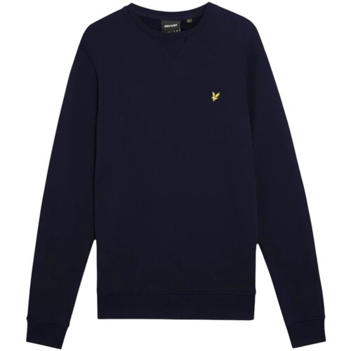 Lyle &amp;amp; Scott Puloverji Brushed Back Crew Neck Sweatsh ML1131V Modra Slike