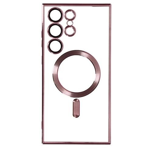 Silikonska futrola Magsafe SAMSUNG S25 ULTRA ROZE Slike