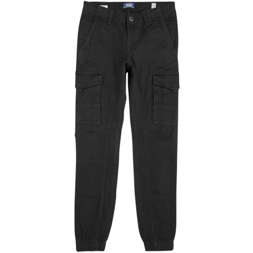 Jack &amp;amp; Jones Hlače cargo JPSTPAUL JJFLAKE AKM 542 NOOS JNR Črna Slike