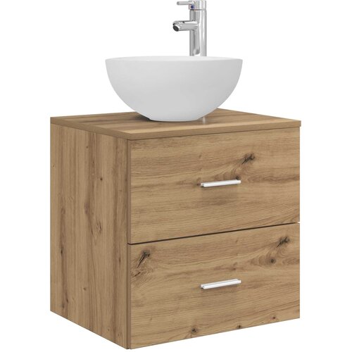 vidaXL Umivalnik s pritrditev na steno Artisan hrast, (5000246320) Cene