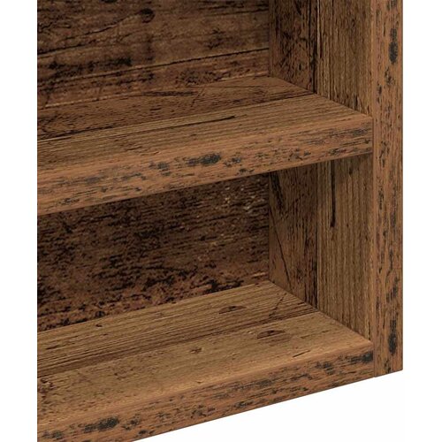  Ormar za izlaganje s policom Zidne Staro drvo 60 x 8,5 x 58 cm Slike