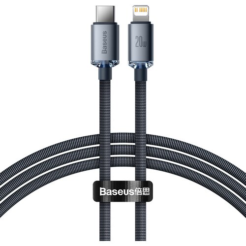 Baseus Crystal kabel USB-C na Lightning 20W PD 120 cm (crni) Cene