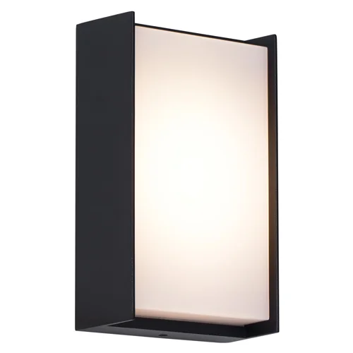 QAZQA Moderna zunanja stenska svetilka črna vklj. LED IP65 - Packet QAZQA Moderna zunanja stenska svetilka črna vklj. LED IP65 - Packet