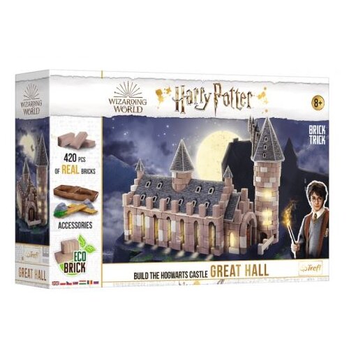 Trefl Brick Trick Harry Potter Velika dvorana sestavljanka z okvirjem 420 kos TV / filmi Cene