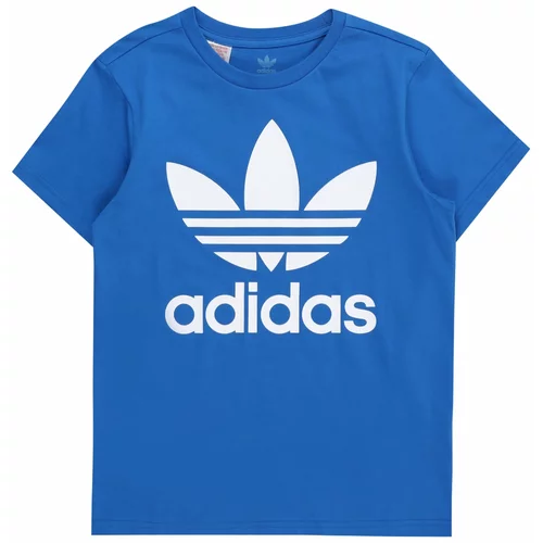 Adidas Majica 'TREFOIL' modra / bela