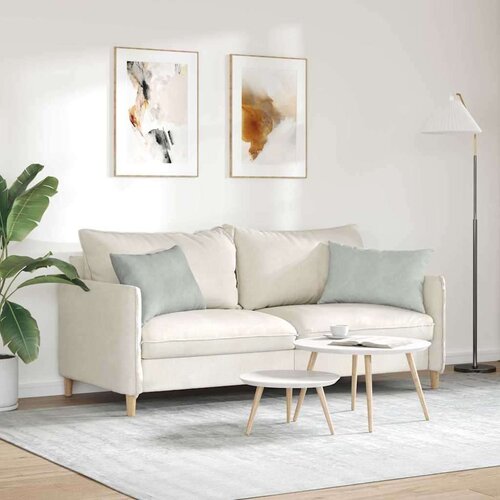  Jastučići za sofu 2 pcs Svjetlosiva 60 x 40 cm Kordura tekstil Slike