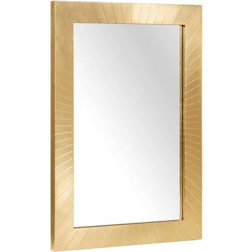 VidaXL Zrcalo za kupaonicu Zidne Crna i zlatna 50 x 2.5 x 70 cm Slike