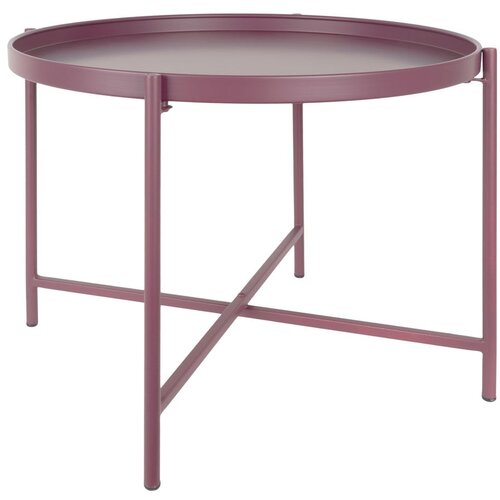 Leitmotiv Mauve ljubičasti metalni okrugao stolić za kavu &amp;oslash; 50 cm Meseta &amp;ndash; Slike