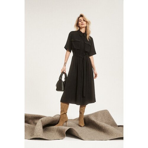 Marisse Women's Dress L-Su-4310 Black Cene