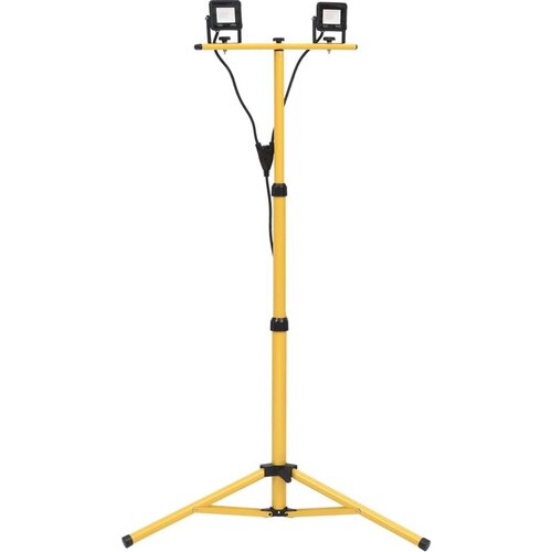 vidaXL LED reflektor s stojalom 2x10 W hladno bel Cene