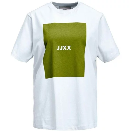 JJXX Majice s kratkimi rokavi - Bela