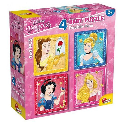 Lisciani Puzzle za bebe, Dvostrane, 4u1, 4x4 dijelova Slike