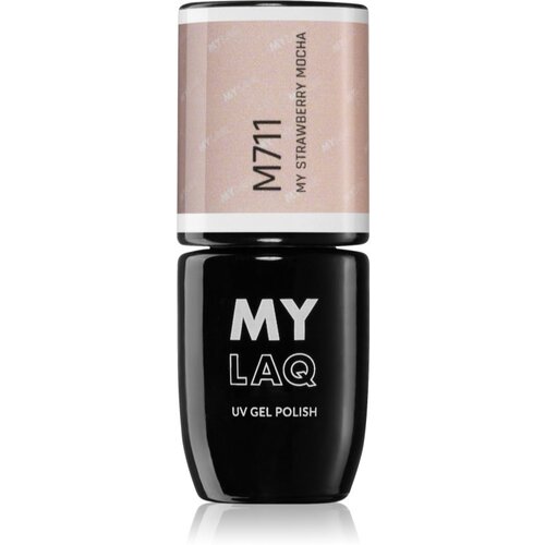 MYLAQ UV Gel Polish gel lak za nokte nijansa My Strawberry Mocha 5 ml Slike