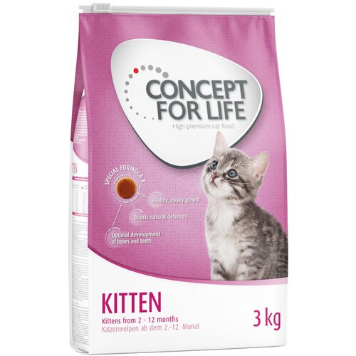 Concept for Life Kitten &ndash; izbolj&scaron;ana receptura! - 3 kg Cijene