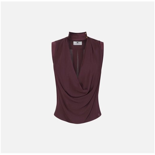 Elisabetta Franchi Topi &amp;amp; Bluze CA13461E2 Kostanjeva Slike
