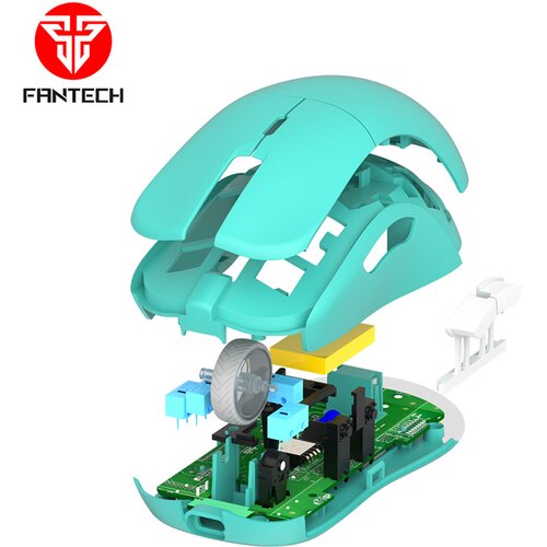 Fantech Mi&amp;scaron; wireless Gaming XD3 Helios mint edition Slike