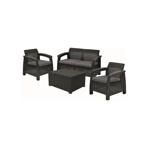  Ba&amp;scaron;tenski set Corfu II box grafit CU 258952 Slike