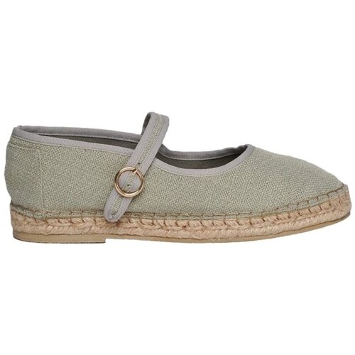 PAEZ Espadrile Mary Jane Raw W - Linen Laurel Green Zelena Cene