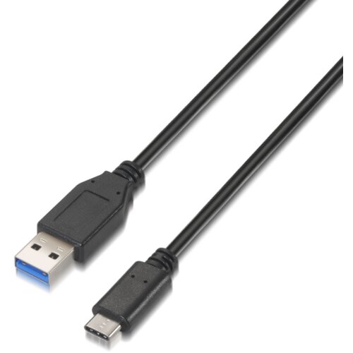 AISENS Kabel USB 3.1 GEN2 10GBPS 3A TIPO USB-C M-A M Negro 1,0M, (21091221) Cene