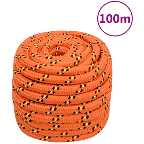 VidaXL Brodski konop narančasti 20 mm 100 m od polipropilena Slike