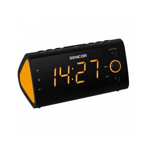 Sencor Fm radio sa digitalnim prikazom vremena SRC 170 OR narandžasti Cene