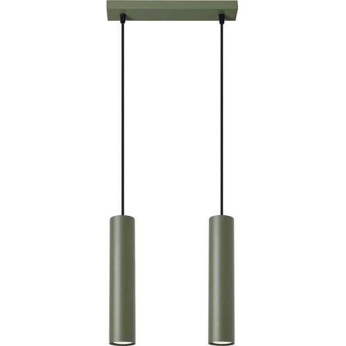 Sollux Lighting Sollux SL.1485 - Luster na lanku LAGOS 2xGU10/10W/230V, zelene boje Slike