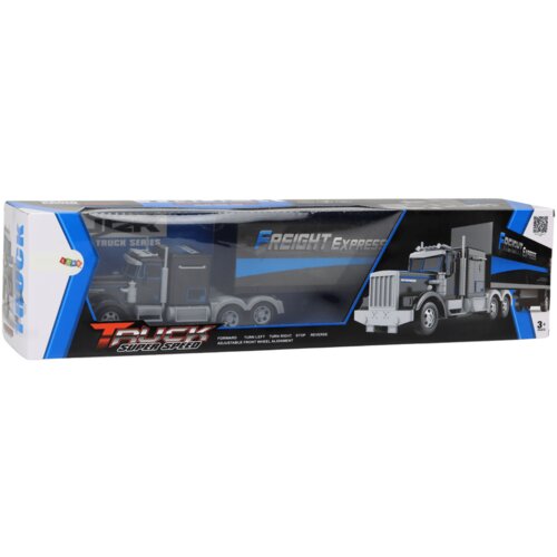 Lean Toys Tovornjak z daljinskim upravljalnikom RC daljinski upravljalnik sveti 27 MHZ modra Slike
