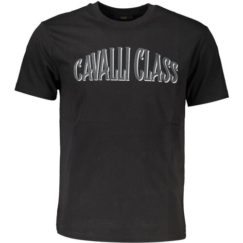 Cavalli Class T-SHIRT SHORT SLEEVE MAN BLACK Cene