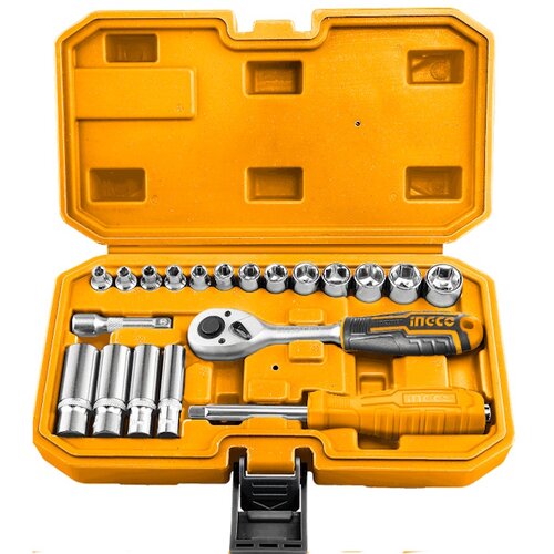 Ingco HKTS14201 Set gedora, 1/4&amp;quot;, 20 komada Slike