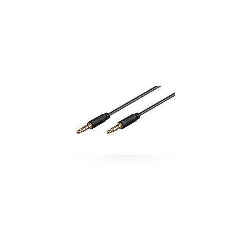 MicroConnect Kabel minijack 1m 3.5mm (4-pin, stereo), (21221215) Cene