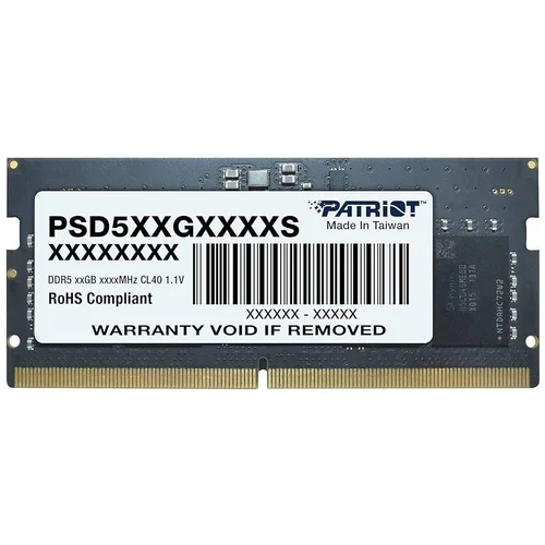 Apacer Patriot RAM 8GB DDR5 4800MHzSODIMM