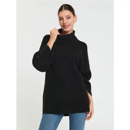 Sinsay ženski džemper s visokim ovratnikom 7333J-99X